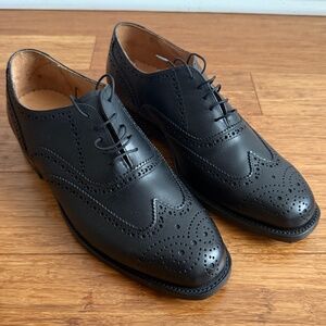 Paolo Falcone Men’s Leather Wing Tip Dress Shoes